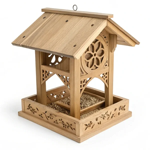 Birds and You Wooden Bird Feeder Small