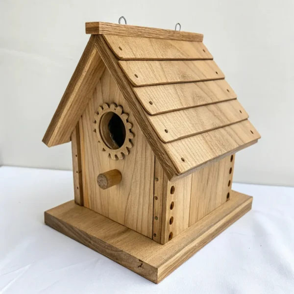 Birds and You Wooden Bird House Medium