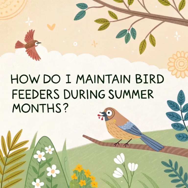 How Do I Maintain Bird Feeders During Summer Months?