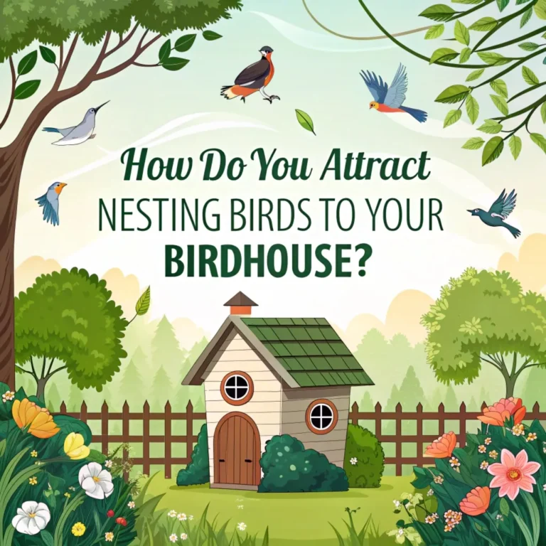 How do you Attract Nesting Birds to Your Birdhouse? Tips for a Successful Birdhouse