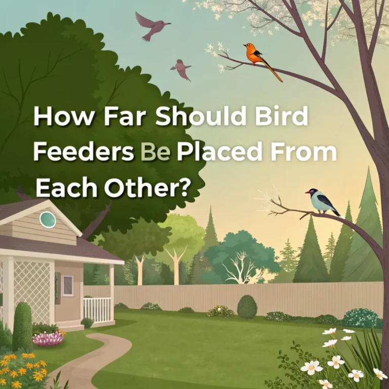 How Far Should Bird Feeders Be Placed From Each Other?