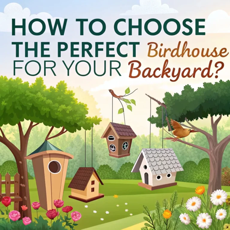 How to Choose the Perfect Birdhouse for Your Backyard? A Comprehensive Guide