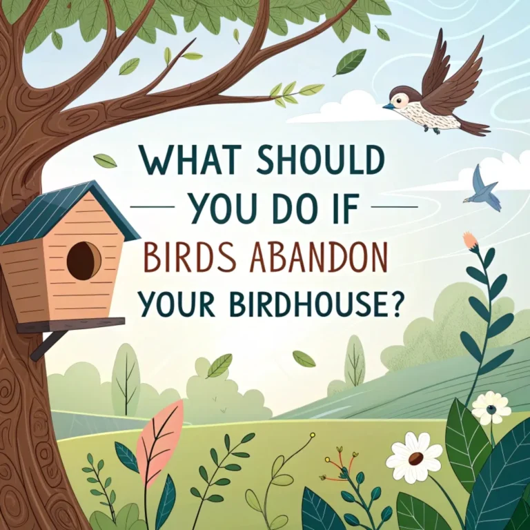 What Should You Do if Birds Abandon Your Birdhouse?