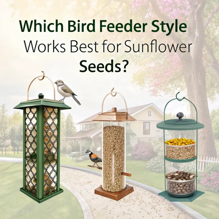 Which Bird Feeder Style Works Best for Sunflower Seeds?