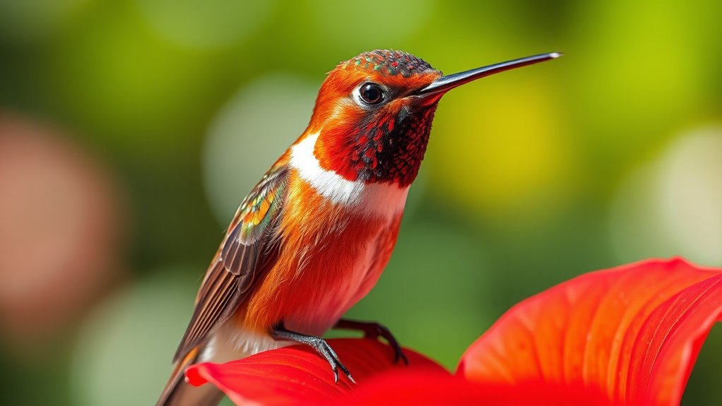colorful migratory bird