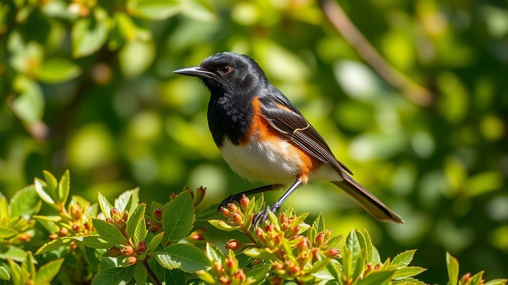 colorful songbird of habitats