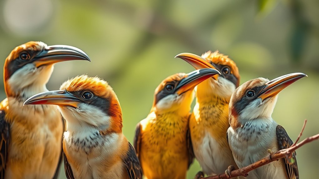 common species of hooked bills