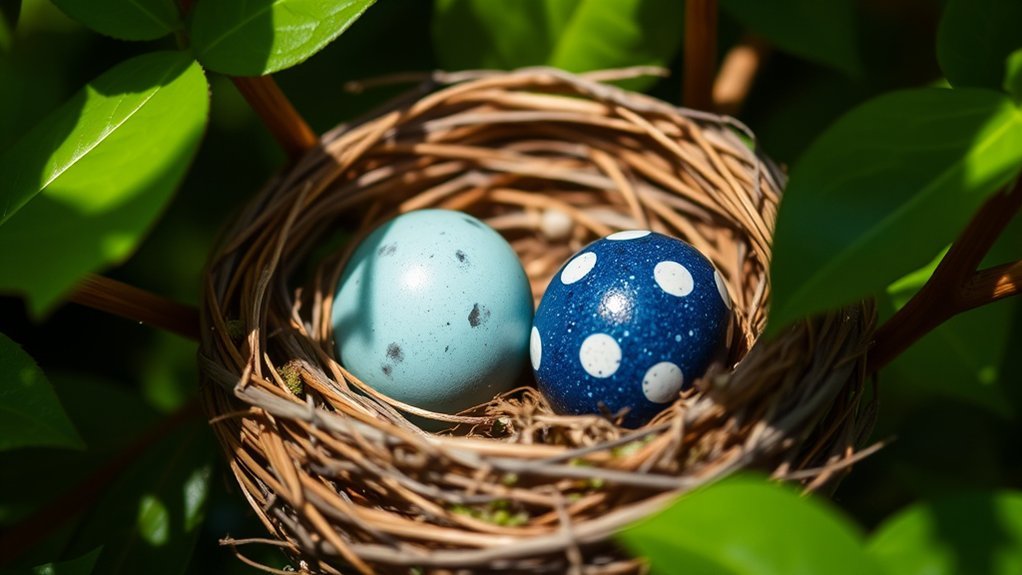 egg size and color variations