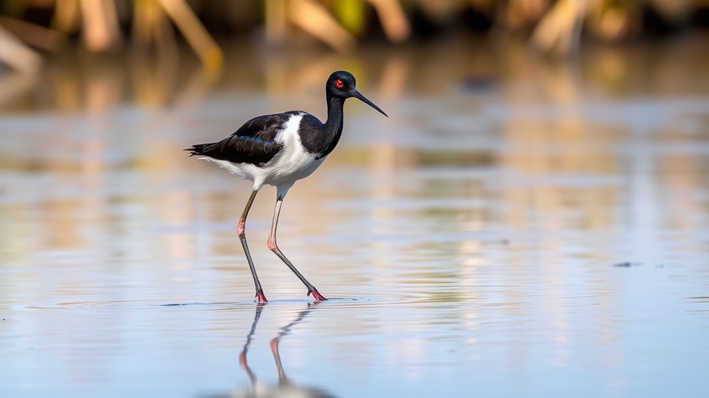elegant shorebird with long legs