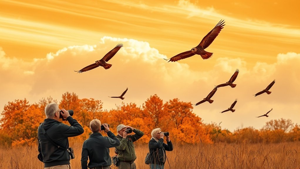 hawks seasonal migration behaviors