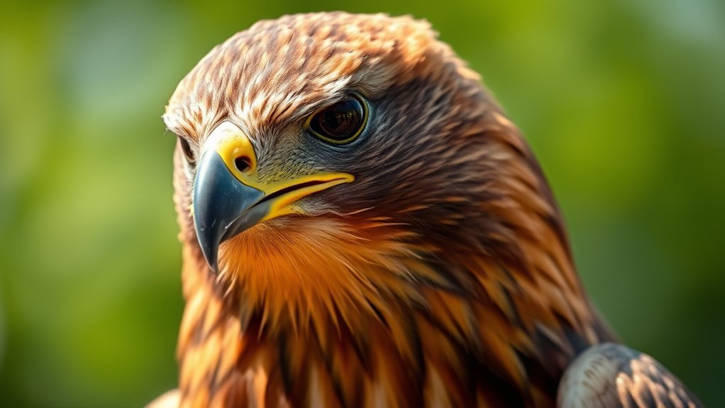 hooked billed predatory birds