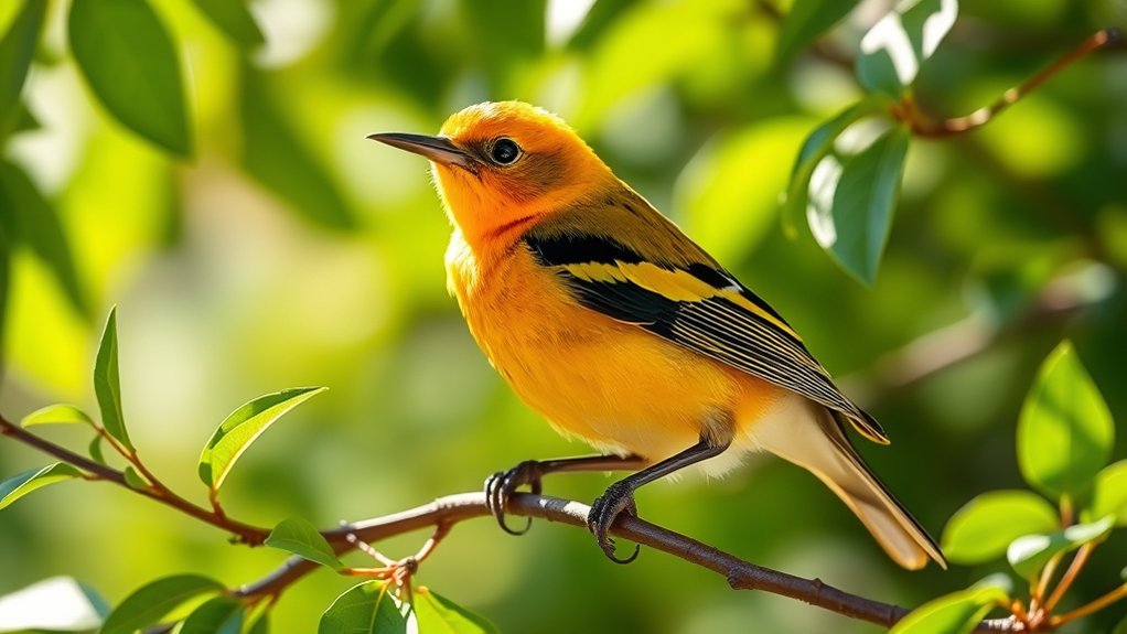 identifying female orioles characteristics