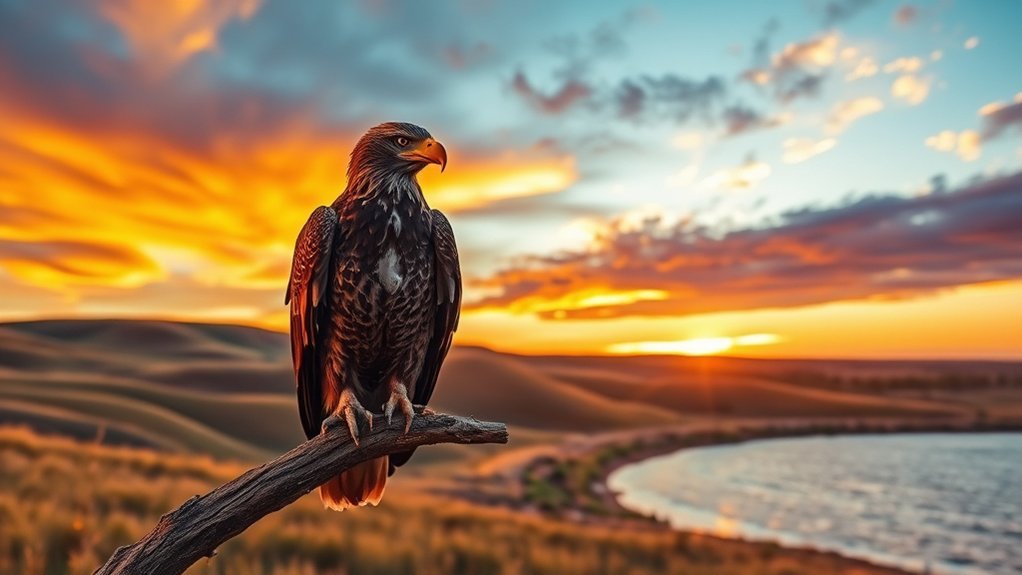 majestic bird of prey