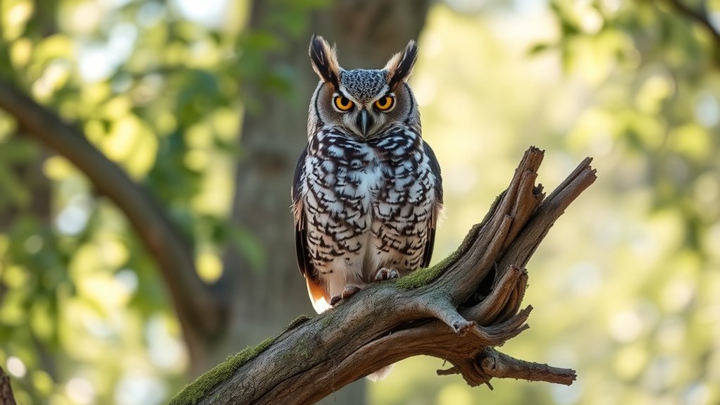 majestic nocturnal hunting predators