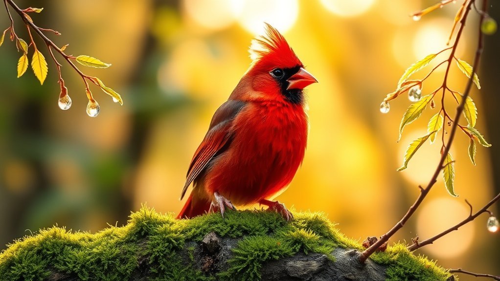 northern cardinal bird characteristics