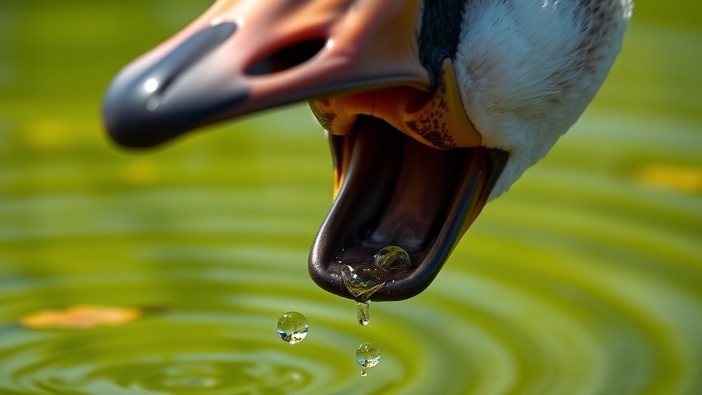 serrated beaks aid feeding