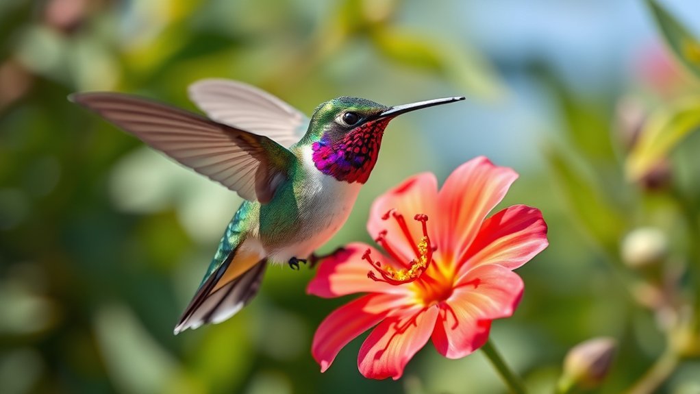 vibrant hummingbird species identification